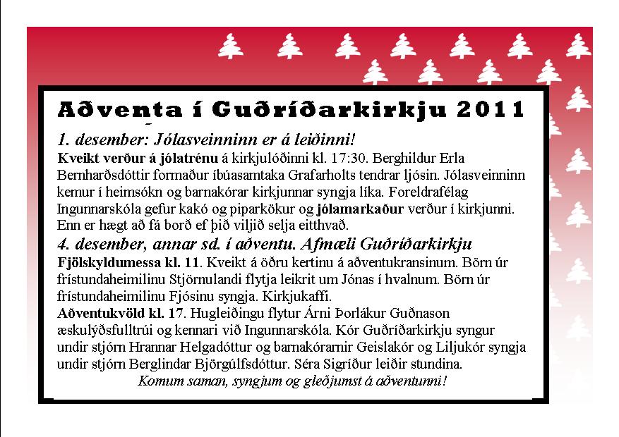 Ég er komin í jólaskap og ætla að sleppa aðventufýlunni í ár.